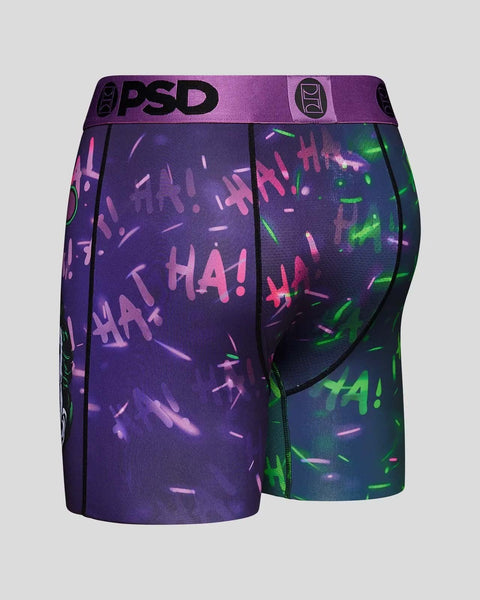 PSD boxer briefs with purple and green 