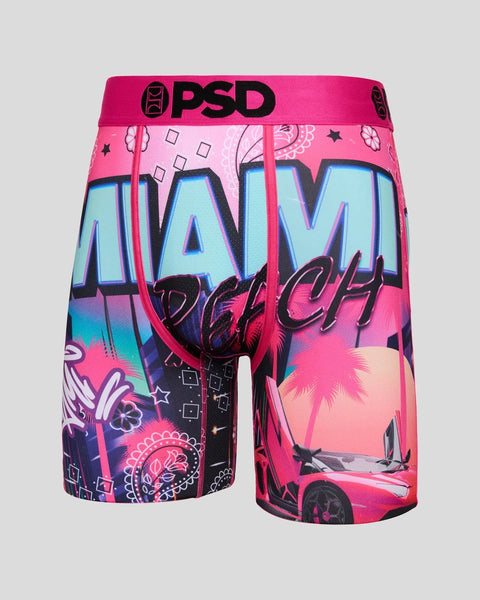 Pink PSD boxer shorts with 
