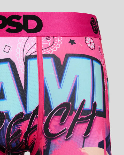 Pink boxer briefs with 