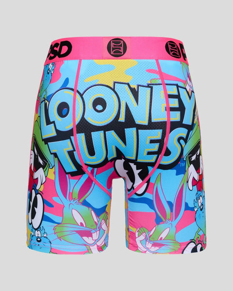 Looney Tunes boxer briefs with colorful cartoon characters and 