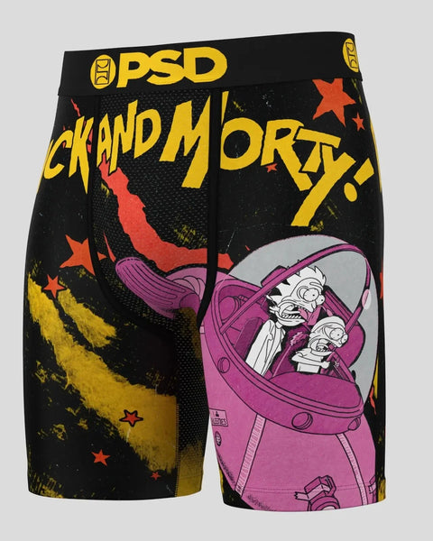 PSD black boxer briefs with yellow 