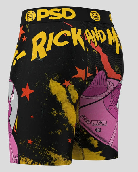 PSD black shorts with yellow 