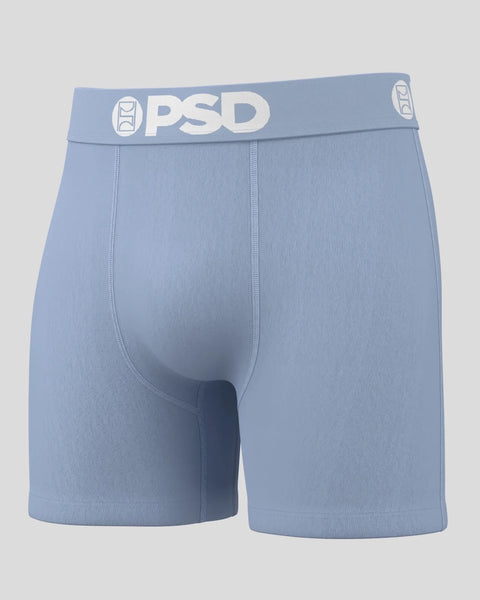 Light blue boxer briefs with OPD branded waistband and center seam detailing.