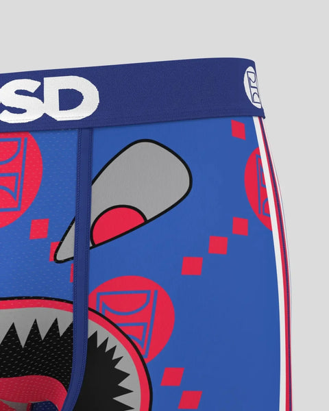 Blue waistband with white 