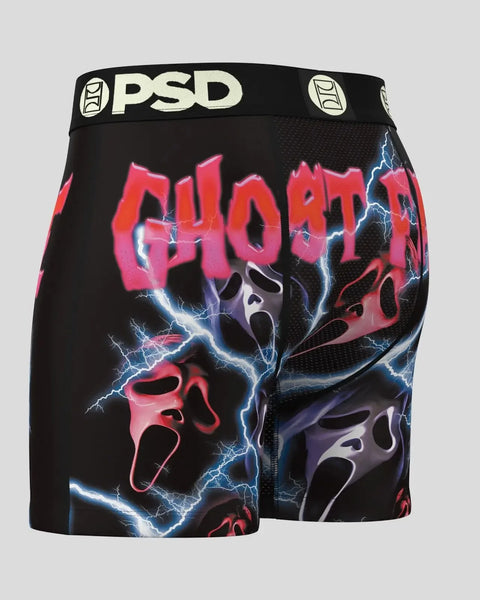 Black PSD boxer briefs with pink 