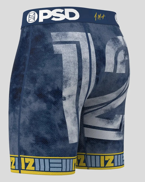 PSD navy athletic shorts with 
