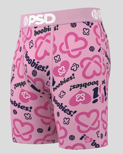 Pink PSD boxer briefs with 