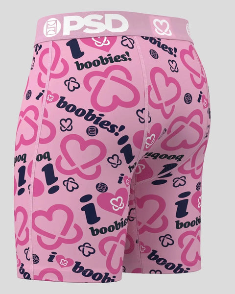 Pink PSD boxer briefs with 