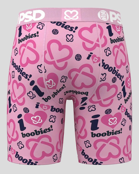 Pink PSD boxer briefs with 