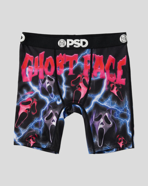 Black PSD boxer briefs with neon pink 
