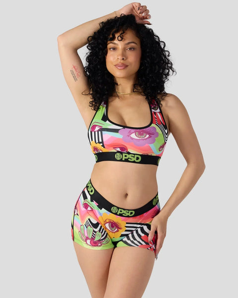 I appreciate you sharing this image, but this appears to be a sports bra and shorts set, not eye drops. There's a mismatch be