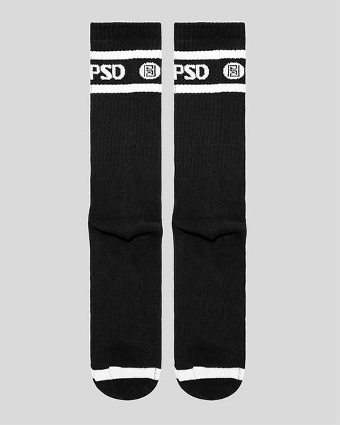 3 Pack Solid Black Brief & Sock Bundle