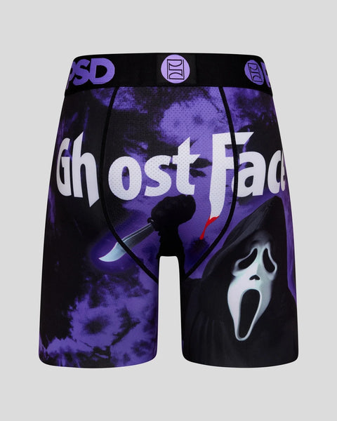 Black and purple boxer shorts with 