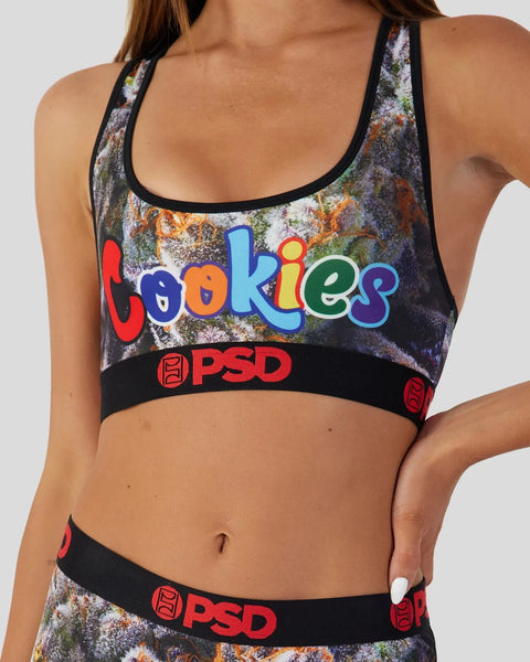 Sports bra with multicolored 