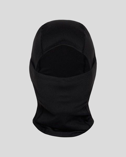 Black balaclava with full face coverage and open eye area.