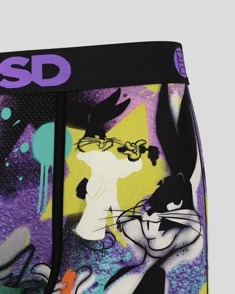 Black waistband with purple 