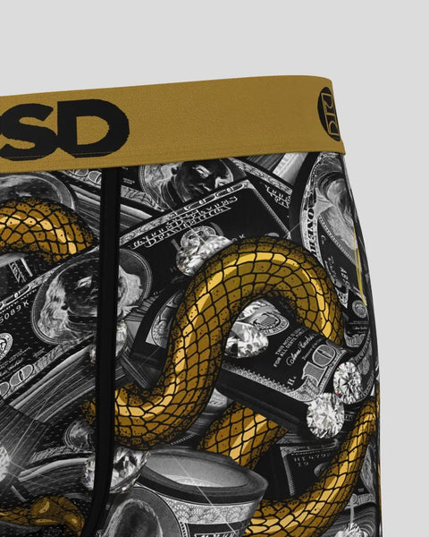 Gold and black waistband with 