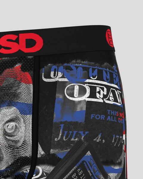 Black boxer briefs with red 