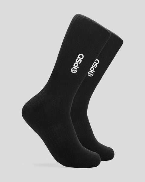 3 Pack - Logo Crew - Black